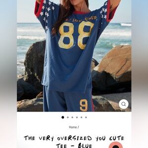Sabbi Oversized “You Cute Tee”